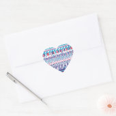 Abstract Hart Sticker (Envelop)