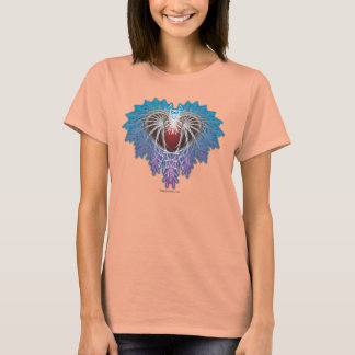 Abstract hart t-shirt