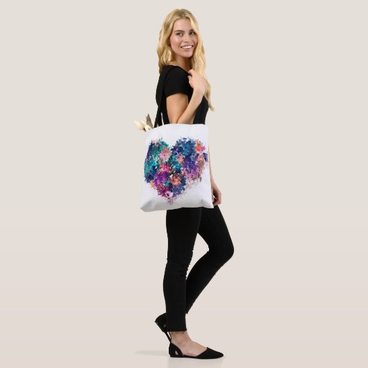 Abstract hart tote bag (Op model)