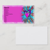 Abstract hart visitekaartje (Voorkant / Achterkant)