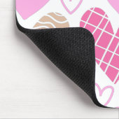 Abstract hartenpatroon muismat (Hoek)