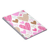 Abstract hartenpatroon notitieboek (Rechterzijde)