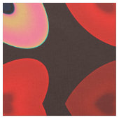 Abstract hartenpatroon stof (Close Up)