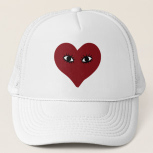 Abstract hartgezicht trucker pet