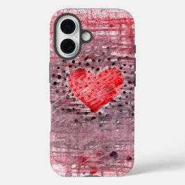 Abstract Hartpatroon – Elegante iPhone 16 Hoes