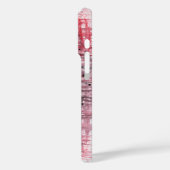Abstract Hartpatroon – Elegante iPhone 16 Pro Hoes (Achterkant / Links)