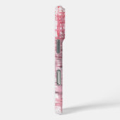 Abstract Hartpatroon – Elegante iPhone 16 Pro Hoes (Achterkant / Rechts)