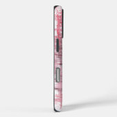 Abstract Hartpatroon – Elegante iPhone 16 Pro Hoes (Achterkant / Rechts)