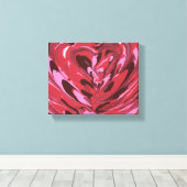 Abstract hartschilderij canvas afdruk (Insitu (Houten vloer))