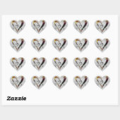 Abstract Hartsticker Liefde Hart Sticker (Vel)