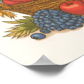 Abstract Harvest Colors: Seamless Oranges & Greens Poster (Hoek)