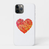 Abstract Heart Confetti Art Case-Mate iPhone Case (Achterkant)