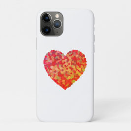 Abstract Heart Confetti Art Case-Mate iPhone Case