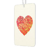 Abstract Heart Confetti Art Luchtverfrisser (Links)