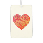 Abstract Heart Confetti Art Luchtverfrisser (Achterkant)
