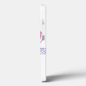 Abstract heart in purple and pink Case-Mate iPhone case (Achterkant / Links)