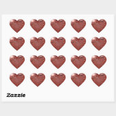 Abstract Heart Valentine's Day Hart Sticker (Vel)