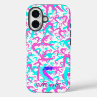 Abstract Hearts iPhone 16 Hoesje