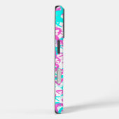 Abstract Hearts iPhone 16 Hoesje (Achterkant / Rechts)