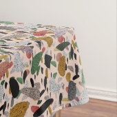 Abstract hedendaags kunstzinnig terrazzo stijlpatr tafelkleed (Voorbeeld)