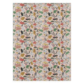 Abstract hedendaags kunstzinnig terrazzo stijlpatr tafelkleed (Voorkant)