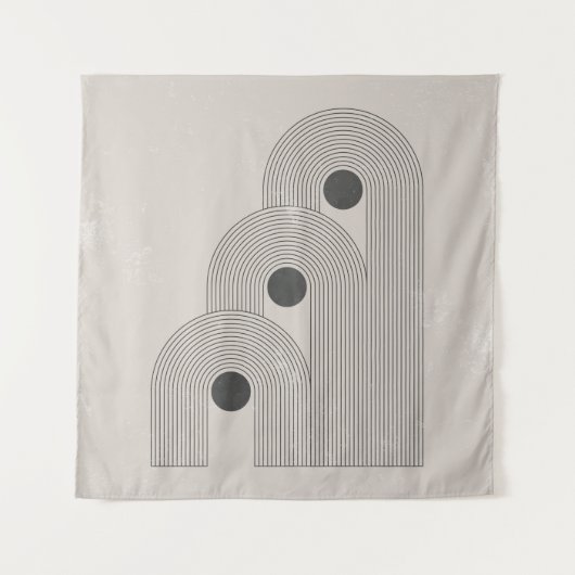 Abstract hedendaags poster uit het midden van de e wandkleed (Voorkant)