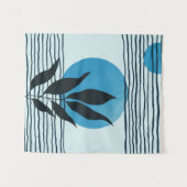 Abstract hedendaags tropisch blad 2/3 wandkleed (Voorkant (horizontaal))