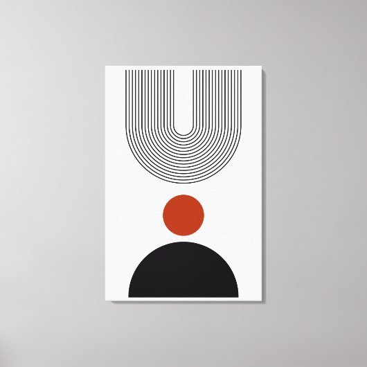 Abstract hedendaagse moderne middeleeuwse moderne canvas afdruk (Voorkant)