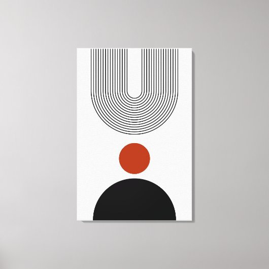 Abstract hedendaagse moderne middeleeuwse moderne canvas afdruk (Voorkant)