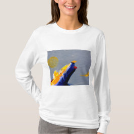 abstract heelal t-shirt