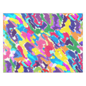Abstract, helder, veelkleurig tafelkleed (Voorkant (Horizontaal))