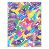 Abstract, helder, veelkleurig tafelkleed (Voorkant)