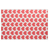 Abstract helderrood hartenpatroon stof (Fat Quarter)
