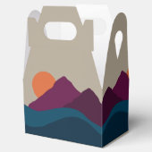 Abstract Herfst Autumn Mountain Landscape Sunset Bedankdoosjes (Geopend)