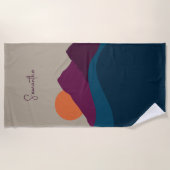 Abstract Herfst Autumn Mountain Landscape Sunset Strandlaken (Voorkant)