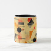 Abstract Herfst Geometrische Mok - Gepersonaliseer (Midden)