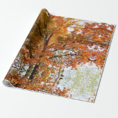 Abstract herfst-seizoensvaartuig voor de mantel- o cadeaupapier (Uitgerold)