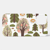 Abstract herfstbos naadloos patroon Case-Mate iPhone case (Achterkant (horizontaal))
