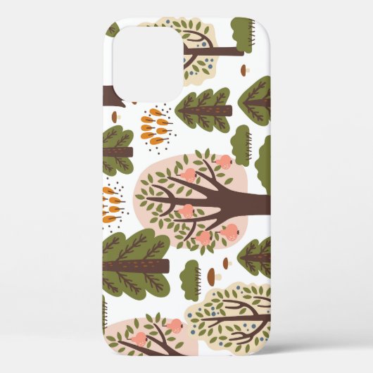 Abstract herfstbos naadloos patroon Case-Mate iPhone case (Achterkant)