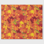 Abstract herfstpatroon cadeaupapier (Vlak)