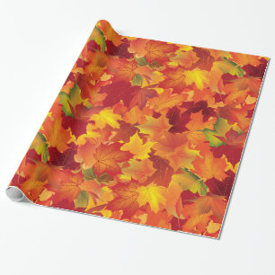 Abstract herfstpatroon cadeaupapier