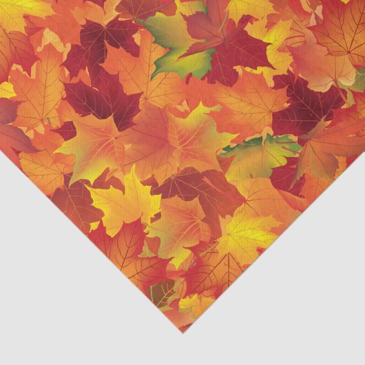 Abstract herfstpatroon tissuepapier (Detail)