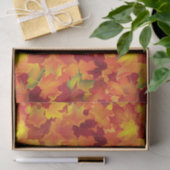 Abstract herfstpatroon tissuepapier (Geschenk)