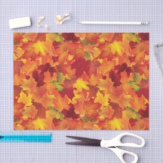 Abstract herfstpatroon tissuepapier (Craft)