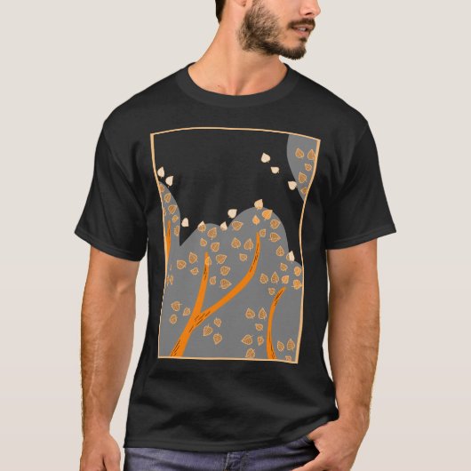 Abstract. Herfststruiken T-shirt (Voorkant)