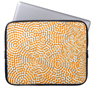 Abstract herhalend, eindeloos naadloos structuurwa laptop sleeve