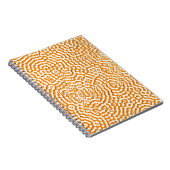 Abstract herhalend, eindeloos naadloos structuurwa notitieboek (Rechterzijde)