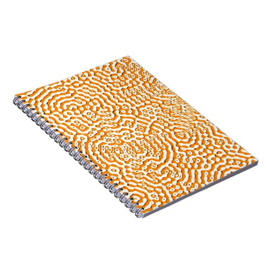 Abstract herhalend, eindeloos naadloos structuurwa notitieboek (Rechterzijde)