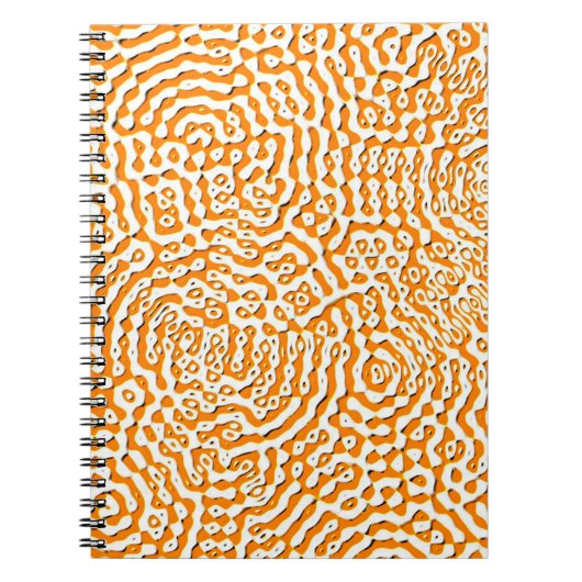 Abstract herhalend, eindeloos naadloos structuurwa notitieboek (Voorkant)