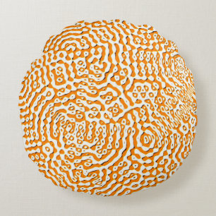 Abstract herhalend, eindeloos naadloos structuurwa rond kussen